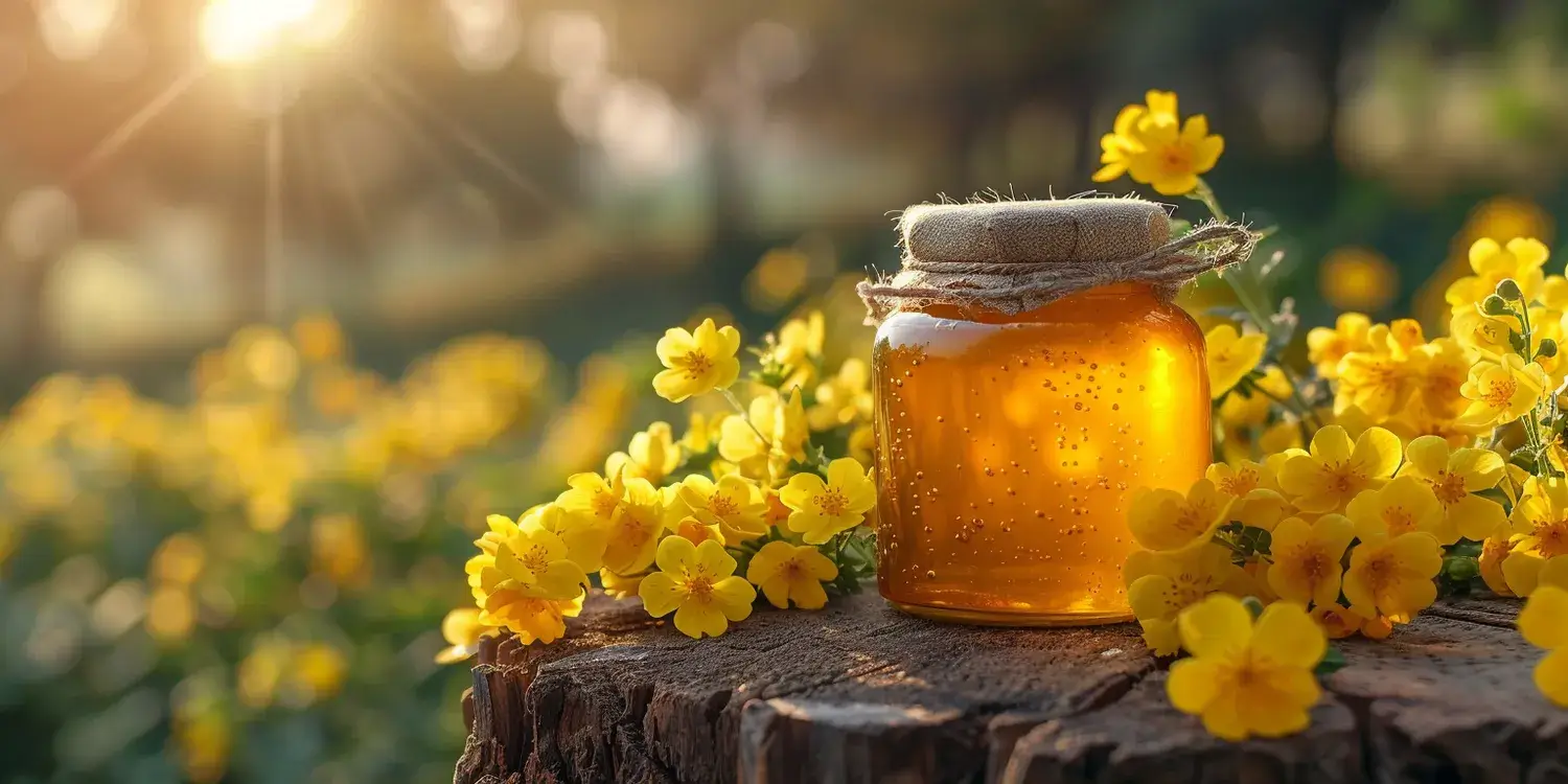 Pszczele produkty z syropu cukrowego