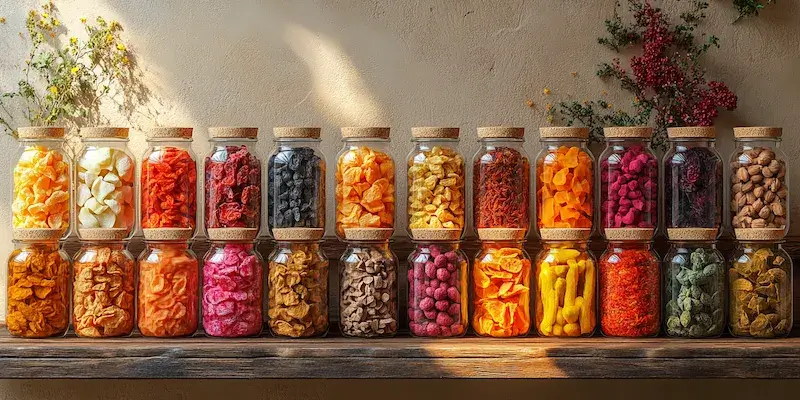 W czym przechowywać suszone owoce