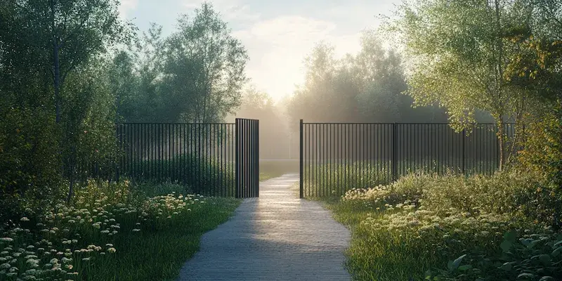 Aluminium Sichtschutzzaun aus Polen