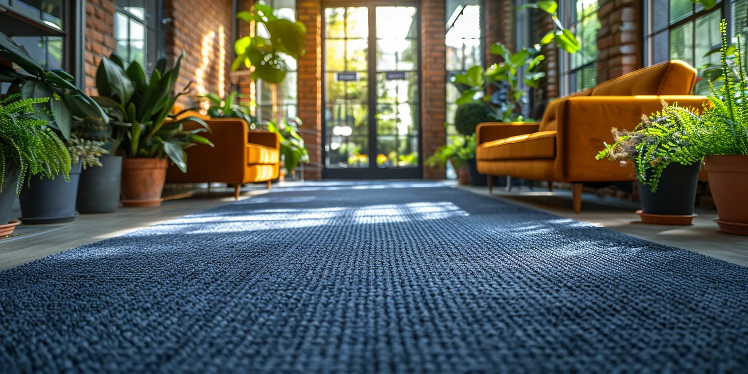 Wszechobecne plamy na wykładzinie biurowej